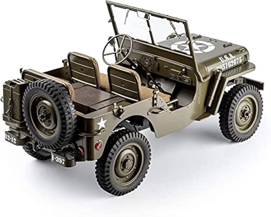 RocHobby RC Car 1/6 1941 MB Scaler Willys Jeep Remote